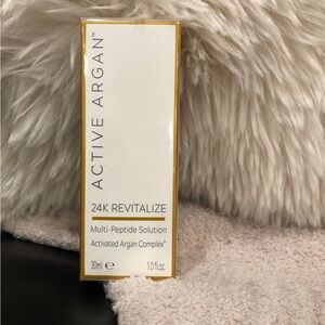 NIB! Active Argan 24K Revitalize Multi-Peptide Solution